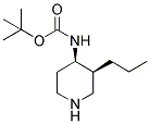 TERT-BUTYL (CIS-3-PROPYLPIPERIDIN-4-YL)CARBAMATE Struktur