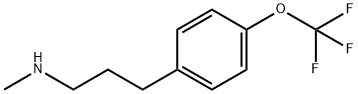 METHYL-[3-(4-TRIFLUOROMETHOXY-PHENYL)-PROPYL]-AMINE Struktur