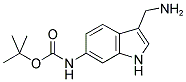 (3-AMINOMETHYL-1H-INDOL-6-YL)-CARBAMIC ACID TERT-BUTYL ESTER Struktur