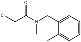 2-CHLORO-N-METHYL-N-(2-METHYLBENZYL)ACETAMIDE Struktur