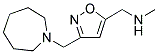 [3-(1-AZEPANYLMETHYL)-5-ISOXAZOLYL]-N-METHYLMETHANAMINE Struktur