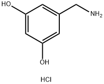 3,5-DIHYDROXYBENZYLAMINE HYDROCHLORIDE Struktur