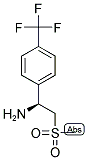 (S)-2-(METHYLSULFONYL)-1-(4-(TRIFLUOROMETHYL)PHENYL)ETHANAMINE Struktur