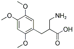 2-AMINOMETHYL-3-(2,4,5-TRIMETHOXY-PHENYL)-PROPIONIC ACID Struktur