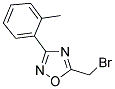 5-BROMOMETHYL-3-O-TOLYL-[1,2,4]OXADIAZOLE Struktur