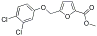 METHYL 5-[(3,4-DICHLOROPHENOXY)METHYL]-2-FUROATE Struktur