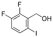 6-IODO-2,3-DIFLUOROBENZENEMETHANOL Struktur