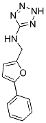 N-((5-PHENYL-2-FURYL)METHYL)-2H-TETRAZOL-5-AMINE Struktur