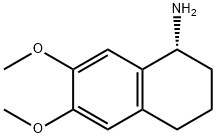 (R)-6,7-DIMETHOXY-1,2,3,4-TETRAHYDRO-NAPHTHALEN-1-YLAMINE Struktur