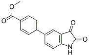 4-(2,3-DIOXO-2,3-DIHYDRO-1H-INDOL-5-YL)-BENZOIC ACID METHYL ESTER Struktur