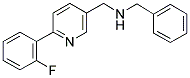 N-BENZYL-1-[6-(2-FLUOROPHENYL)PYRIDIN-3-YL]METHANAMINE Struktur