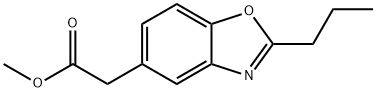 METHYL 2-(2-PROPYL-1,3-BENZOXAZOL-5-YL)ACETATE Struktur