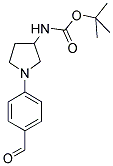 [1-(4-FORMYL-PHENYL)-PYRROLIDIN-3-YL]-CARBAMIC ACID TERT-BUTYL ESTER Struktur