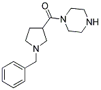 (1-BENZYL-PYRROLIDIN-3-YL)-PIPERAZIN-1-YL-METHANONE Struktur