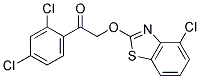 2-(4-CHLORO-BENZOTHIAZOL-2-YLOXY)-1-(2,4-DICHLORO-PHENYL)-ETHANONE Struktur