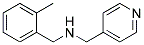 (2-METHYLBENZYL)(PYRIDIN-4-YLMETHYL)AMINE Struktur
