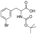 BOC-DL-3-BROMOPHENYLALANINE Struktur