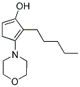 4-(4-MORPHOLINYL)-5-PENTYL-1,4-CYCLOPENTADIEN-1-OL Struktur