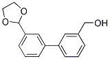 (3'-[1,3]DIOXOLAN-2-YL-BIPHENYL-3-YL)-METHANOL Struktur