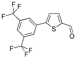 5-[3,5-BIS(TRIFLUOROMETHYL)PHENYL]THIOPHENE-2-CARBALDEHYDE Struktur