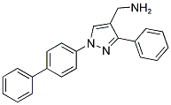 [1-(1,1'-BIPHENYL-4-YL)-3-PHENYL-1H-PYRAZOL-4-YL]METHYLAMINE Struktur