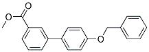 METHYL 4'-(BENZYLOXY)[1,1'-BIPHENYL]-3-CARBOXYLATE Struktur