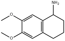 6,7-DIMETHOXY-1,2,3,4-TETRAHYDRO-NAPHTHALEN-1-YLAMINE Struktur