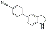 4-(2,3-DIHYDRO-1H-INDOL-5-YL)BENZONITRILE Struktur