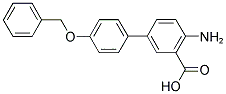 4-AMINO-4'-(BENZYLOXY)[1,1'-BIPHENYL]-3-CARBOXYLIC ACID Struktur