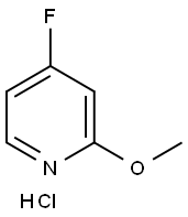 4-FLUORO-2-METHOXYPYRIDINE HCL Struktur