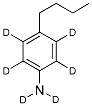 4-N-BUTYLANILINE-2,3,5,6-D4,ND2 Struktur