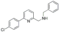 N-BENZYL(6-(4-CHLOROPHENYL)PYRIDIN-2-YL)METHANAMINE Struktur