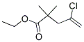 4-CHLORO-2,2-DIMETHYL-4-PENTENOIC ACID, ETHYL ESTER Struktur