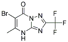 6-BROMO-5-METHYL-2-(TRIFLUOROMETHYL)[1,2,4]TRIAZOLO[1,5-A]PYRIMIDIN-7(4H)-ONE Struktur