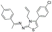 (1E)-1-(4-METHYLPHENYL)ETHANONE [(2E)-3-ALLYL-4-(4-CHLOROPHENYL)-1,3-THIAZOL-2(3H)-YLIDENE]HYDRAZONE