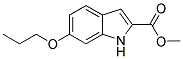 6-PROPOXY-1H-INDOLE-2-CARBOXYLIC ACID METHYL ESTER Struktur