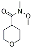 TETRAHYDRO-N-METHOXY-N-METHYL-2H-PYRAN-4-CARBOXAMIDE Struktur