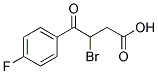 3-BROMO-4-(4-FLUOROPHENYL)-4-OXOBUTANOIC ACID Struktur