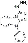 (9-PHENYL-9H-BENZO[4,5]IMIDAZO[2,1-C][1,2,4]TRIAZOL-3-YL)-HYDRAZINE Struktur