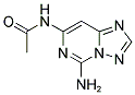 N-(5-AMINO[1,2,4]TRIAZOLO[1,5-C]PYRIMIDIN-7-YL)ACETAMIDE Struktur