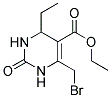 ETHYL 6-(BROMOMETHYL)-4-ETHYL-2-OXO-1,2,3,4-TETRAHYDROPYRIMIDINE-5-CARBOXYLATE Struktur