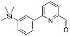 6-[3-(TRIMETHYLSILYL)PHENYL]PYRIDINE-2-CARBALDEHYDE Struktur