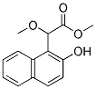 METHYL 2-(2-HYDROXY-1-NAPHTHYL)-2-METHOXYACETATE Struktur