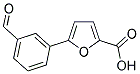 5-(3-FORMYLPHENYL)-2-FUROIC ACID Struktur