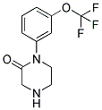 1-(3-TRIFLUOROMETHOXY-PHENYL)-PIPERAZIN-2-ONE Struktur