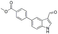 METHYL 4-(3-FORMYL-1H-INDOL-5-YL)BENZOATE Struktur