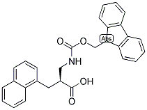 (S)-2-[(9H-FLUOREN-9-YLMETHOXYCARBONYLAMINO)-METHYL]-3-NAPHTHALEN-1-YL-PROPIONIC ACID Struktur