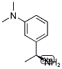 (S)-3-(1-AMINOETHYL)-N,N-DIMETHYLBENZENAMINE Struktur