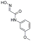 (2E)-2-(HYDROXYIMINO)-N-(3-METHOXYPHENYL)ACETAMIDE Struktur