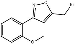 5-(BROMOMETHYL)-3-(2-METHOXYPHENYL)ISOXAZOLE Struktur